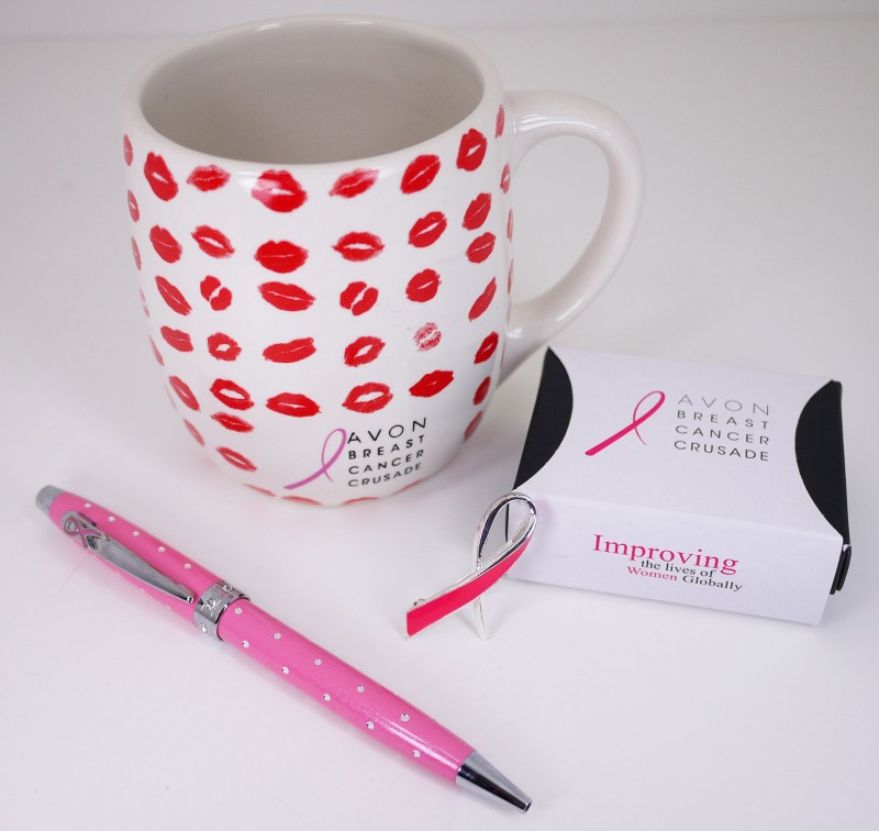 Avon с розовой лентой